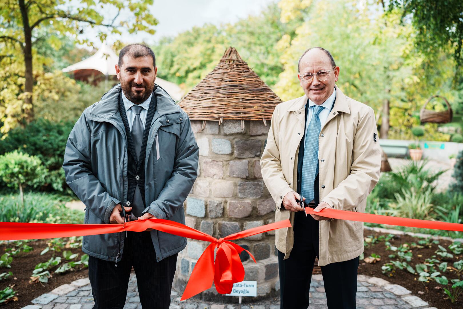 Einweihung des Beyoglu-Gartens im Garten der Partnerstädte