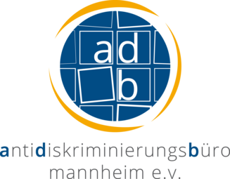 Vergrößerte Ansicht von Logo des antidiskriminierungsbüros mannheim e.V. (adb).