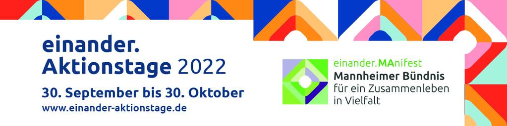 Vergrößerte Ansicht von Logo der einander.Aktionstage 2022 vom 30. September bis zum 30. Oktober