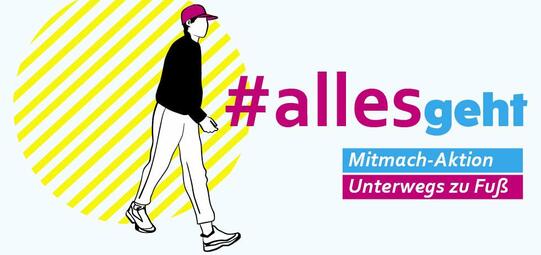 Vergrößerte Ansicht von Schritte-Challenge: Aktion #allesgeht für nachhaltige Mobilität