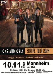 Vergrößerte Ansicht von Anvil - One And Only Europe Tour