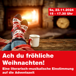 Vergrößerte Ansicht von Ach du fröhliche Weihnachten! Eine literarisch-musikalische Einstimmung auf die Adventszeit