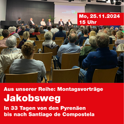 Vergrößerte Ansicht von Montagsvortrag: Jakobsweg