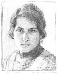 Vergrößerte Ansicht von &quot;Der Ernst froschelt wieder...&quot; - Marianne Lesser-Knapp (1879-1966): Malerin, Ehefrau, Schwester und Schwägerin