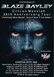 Vergrößerte Ansicht von Blaze Bayley - Silicon Messiah 25th Anniversary Tour