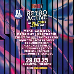 Vergrößerte Ansicht von Sunshine Live Retroactive - the 90s &amp; 2000s &amp; 2010s Rave