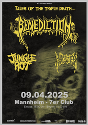 Vergrößerte Ansicht von Benediction + Jungle Rot + Master - Tales Of The Triple Death Tour