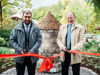 Einweihung des Beyoglu-Gartens im Garten der Partnerstädte