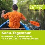 Kanu-Tagestour Drusenheim (F) – Neuhäusel (F) ca. 5-6 Std. / ca. 19 Fkm inkl. Pausen